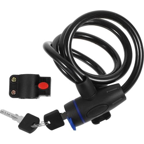 Antivol universel pour vélo, chaîne noire, 1 pièce (1/5)