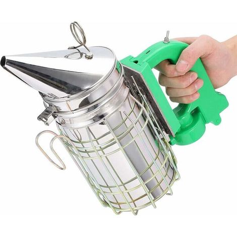 Enfumoir pour ruches, apiculteur électrique, matériel apicole durable en acier inoxydable, outils apicoles avec protection - AquaForge
