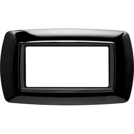 Placca Col. Feb Life Nero 4 Posti 2984 N