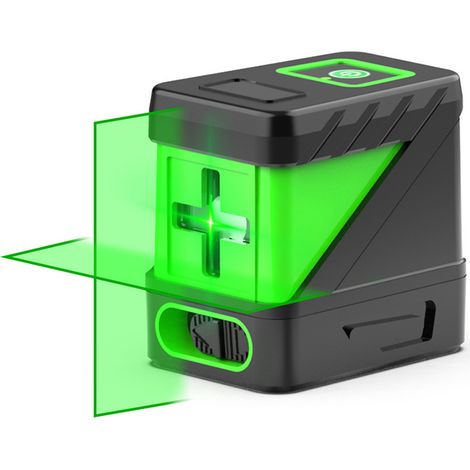 GARRYFIZH Niveau laser auto-nivelant, ligne de faisceau croisé vert à 2 lignes, outil d'alignement pour la suspension d'images et les applications de bricolage