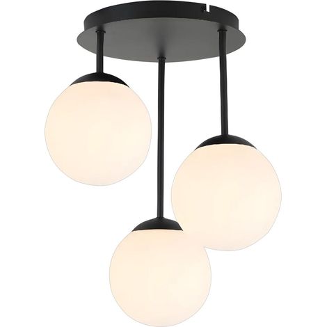 LAMPE SUSPENDUE TOOLIGHT APP1815-3CPR BLACK WHITE (1/5)