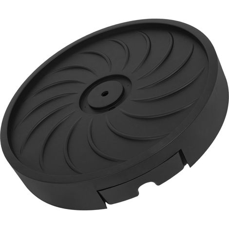 Plateau À roulettes pour Plantes Support À Plantes Rond sur roulettes Soucoupe Carrée en Plastique Noir en Pot Plateau Rond (1/5)