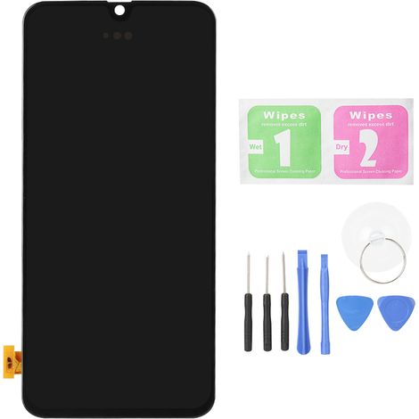 Professioneller, rahmenloser schwarzer LCD-Touchscreen für Samsung A40 A405, Ersatzteil (1/5)
