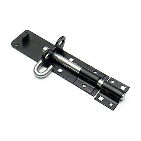 One Stop DIY Boulon en acier robuste type 2A Noir 150 mm