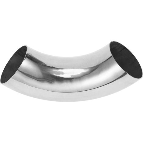 COUDE 90° POUR ÉCHAPPEMENT VOITURE, ACIER INOX 304, ARGENTÉ, 1PC (1/5)