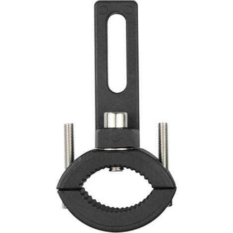Support de fixation pour barre lumineuse de moto, noir brillant, en caoutchouc anti-oxydation et antirouille, pour moto 2,2‑3,5 cm / 0,9‑1,4 po (1/5)
