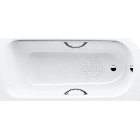 Kaldewei Advantage - Baignoire rectangulaire Saniform V3 Star 332, 1600x700 mm, avec trous pour poignées, antidérapant, effet (1/3)