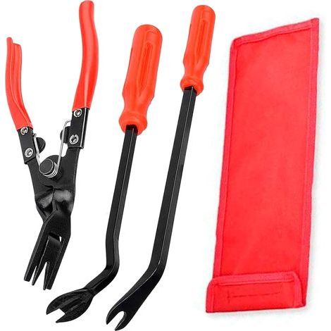 Ensemble de 3 pinces à riveter en plastique, extracteur de rivets, outils de rivetage en plastique, pinces à riveter aveugles pour voiture, chemin de fer, meubles, instruments (1/5)