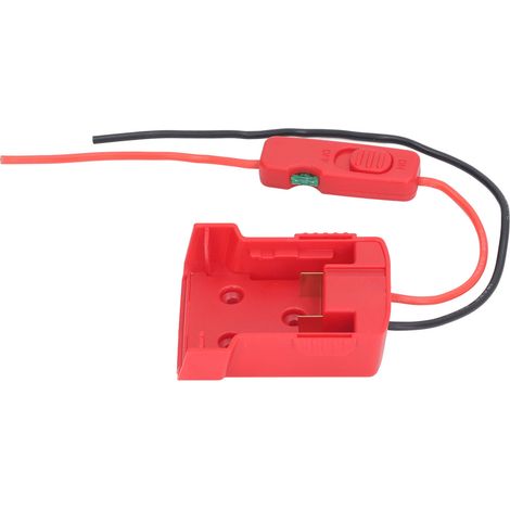 Support de batterie avec porte-fusible 30A, connecteur d'alimentation compatible M18 B2 18V, pour robotique DIY et projets électroniques. (1/5)