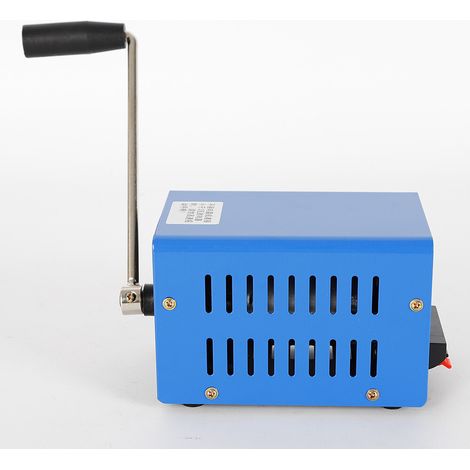 Tragbare Notladegerät Handkurbel Generator Notfall USB Ladegerät Generator Camping Survival 20W Blau (1/5)