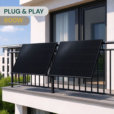 Kit solaire Plug and Play 800W Autoconsommation Full Black (1/2)