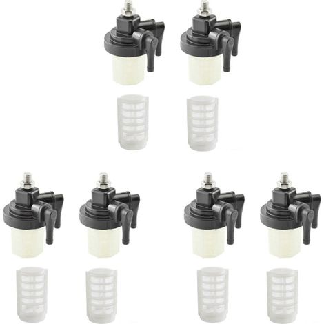 6 Kraftstofffiltersets mit Wasserabscheider für Yamaha 9,9 PS, 15 PS, 20 PS, 25 PS, 30 PS und 40 PS Außenbordmotoren 61N-24560-00 (1/5)