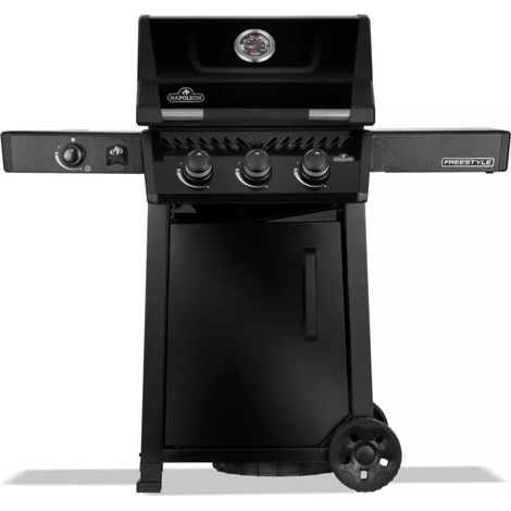 barbecue a gas napoleon "freestyle 365" nero 4 bruciatori
