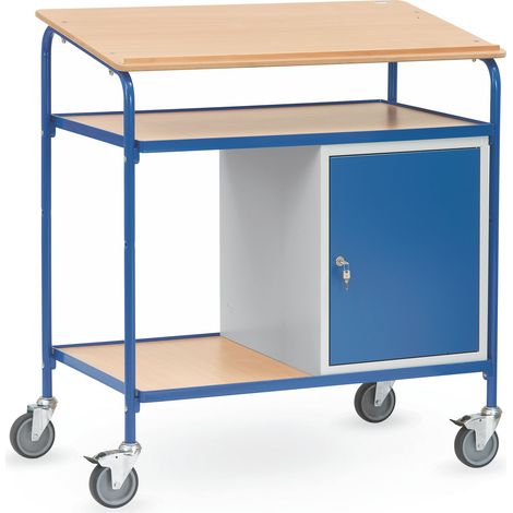 Fetra Rollpult breit mit Schreibfläche und Stahlschrank (1/2)