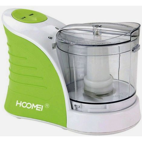 TRADE SHOP - Tritatutto Tritaverdure Frutta Trita Taglia Verdure 400 Ml 200w Hoomei Hm-6272 - (1/2)