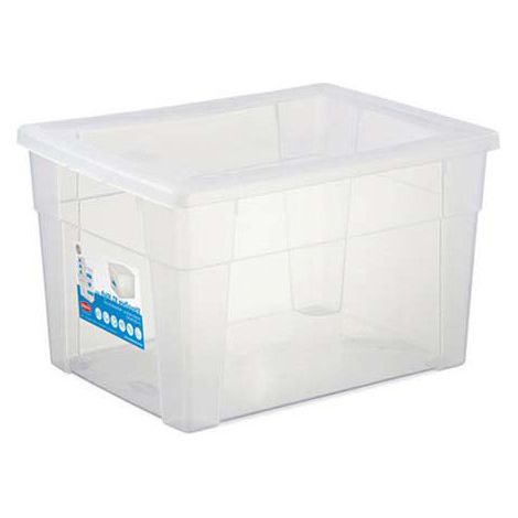 Caja Visualbox Transparente Alto Cm 39X29 H 24 Stefanpl