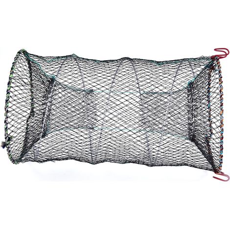 Piège à crustacés pliable pour homard, crabe et crevette - Filet de pêche 25 cm