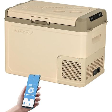 GE40 37L Portable Fridge Car Camping Freezer 12/24V Mini Fridge for Home, Office or Outdoor Picnic/-20 to 20°C (1/5)
