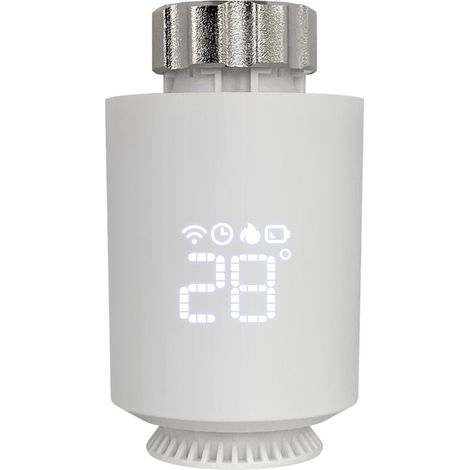 Vanne de radiateur intelligente Vanne thermostatique intelligente Thermostat intelligent contrôlé par APP mobile (1/4)