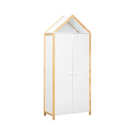 Armoire enfant Kima 86x204,5cm blanc - Atmosphera créateur d'intérieur (1/6)