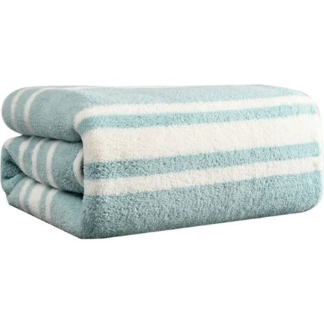 Strandtuch, luxuriöses Baumwoll-Badetuch-Set – Ultraweich, flauschig, dick, saugfähig, schnelltrocknend – Ideal für Zuhause, Fitnessstudio, Pool, Yoga (1/5)