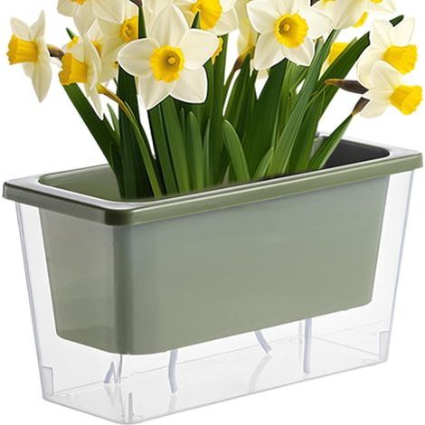 Blumenkasten Für Balkon Bottom Wasser 26 5x14x12cm Schmale (1/5)