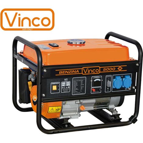 Gruppo elettrogeno/Generatore di corrente con scheda AVR 4000W - 220V Vinco - 60123