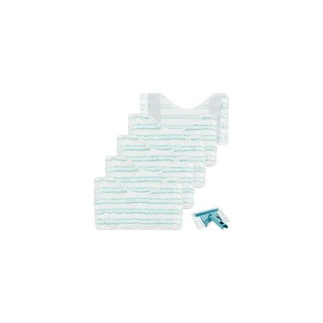 5 housses Leifheit Micro Duo Microfibre spécial salle de bain