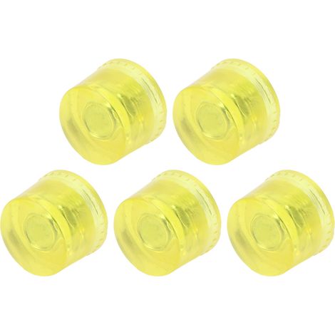 Lot de 5 têtes de marteau caoutchouc transparentes M8x1 douces Ø25mm rechange maillet accessoires percussion (1/5)