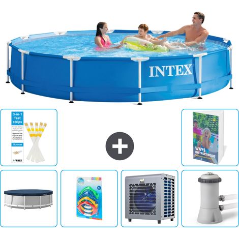 Frame Pool Rund - 366x76 cm - 7-teilig S13 (1/5)