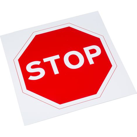 Panneau de signalisation routière, Plastique Panneau ( Prix pour 1 )