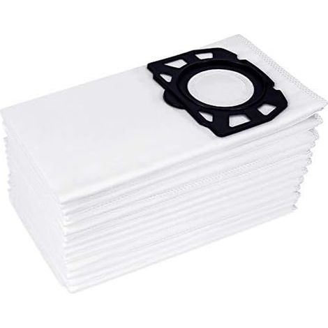 Lot de 12 Sacs pour Aspirateur Karcher WD4 WD5 MV4 MV5 MV6 Sacs à Filtre pour Aspirateurs Karcher (1/5)
