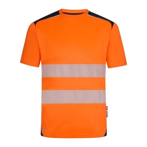 Camiseta técnica V.Dynamix alta visibilidad Serie 305630 XL Azul Navy / Naranja flúor (1/4)
