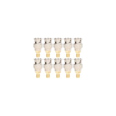 Kit de conversion d'instruments, 10 pièces, adaptateur coaxial RF, connecteur SMA femelle vers BNC mâle