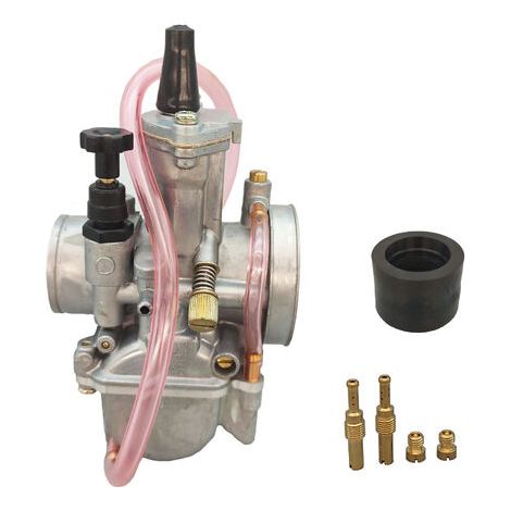 Carburador Moto PWK 21-34mm - Carburador Alto Rendimiento para 21, 24, 26, 28, 30, 32, 34mm - para ATV, Quad, Motocicleta, Ciclomotor, Scooter (1/4)