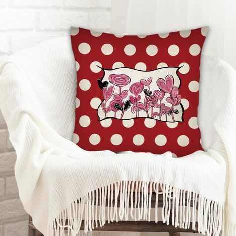 Housse de coussin décorative à la mode pour la maison incolore pour canapé lit salon chambre