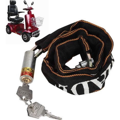 Chaîne antivol pour vélo, offrant une protection antivol sur les parkings et en voyage.-AquaForge (1/5)