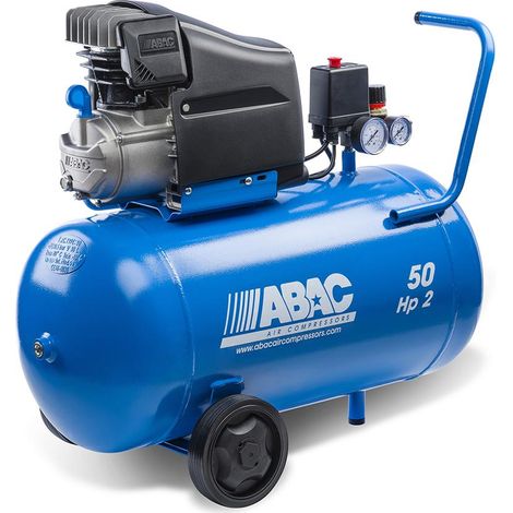 Compressore coassiale carrellato line abac 50 lt 2HP