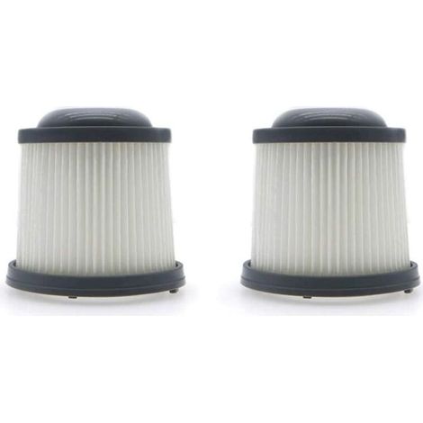 Lot de 2 filtres de rechange pour filtres Black & Decker pour aspirateurs PVF110, PHV1210 et PHV1810, compatibles avec la pièce 90552433 (1/4)