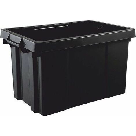 EDA – Contenitore professionale da 54 litri in plastica riciclata – Dimensioni 600x392x334 mm – Impilabile e compatibile con i contenitori ANDIAMO (1/5)