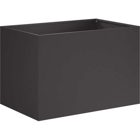 Maison Exclusive - Garten-Pflanzgefäß Schwarz 60 x 40 x 40 cm Kal (1/5)