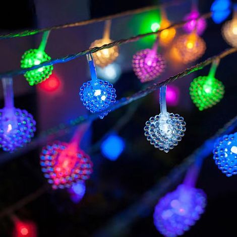 Guirlande lumineuse LED en forme d'étoile, 220 V, thème Noël, alimentée par énergie solaire, par USB ou par piles.-AquaForge (1/3)