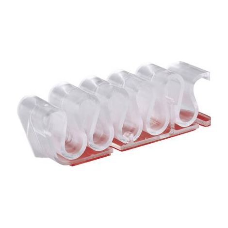 TRU COMPONENTS 93014c881a Support de câble autocollant 1386638 Plage de Ø du faisceau 8 mm (max) transparent 1 pc(s) S834231 (1/2)