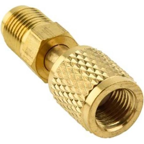 Adaptador 1/4 hembra a 5/16 macho para R32, R410A
