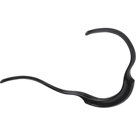 Lot de 2 Gabarits à Barbe Noir – Outil de Coiffure Symétrique Courbe pour Moustache et Favoris, Rasage Précision (1/5)