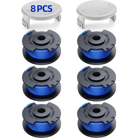 Kit de bobine de fil de coupe-bordures — Tondeuses Ryobi série One+ — Diamètre : 1,65 mm × Longueur : 3,4 m — Pièce de rechange AC14RL3A (1/5)