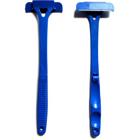 Afeitadora de espalda para hombres, depiladora de espalda extensible, recortadora de pelo, herramienta de depilación desmontable y plegable. (1/5)