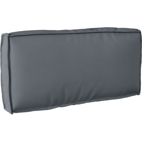Kissen Anthrazit 80 x 40 x 12 cm Oxford-Stoff (1/5)