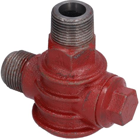 Clapet anti-retour 1 pouce en fonte, à piston unidirectionnel, faible résistance, pour compresseurs d'air (1/5)