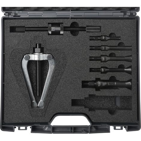 SW-Stahl 11900L Kit d'extracteurs internes 7 pièces I Outil d'extraction de véhicule avec 5 extracteurs de roulements à billes ø 10-37 mm